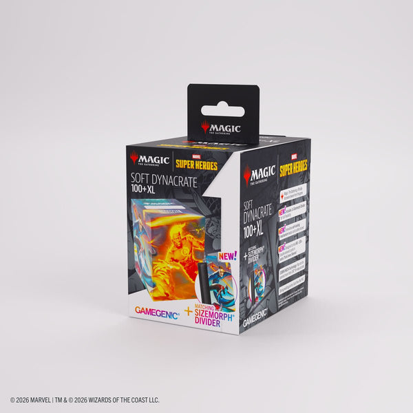 Gamegenic - Magic: The Gathering Marvel Super Heroes Soft Dynacrate 100+ XL Deck Box - Fantastic Four Unleashed - 5