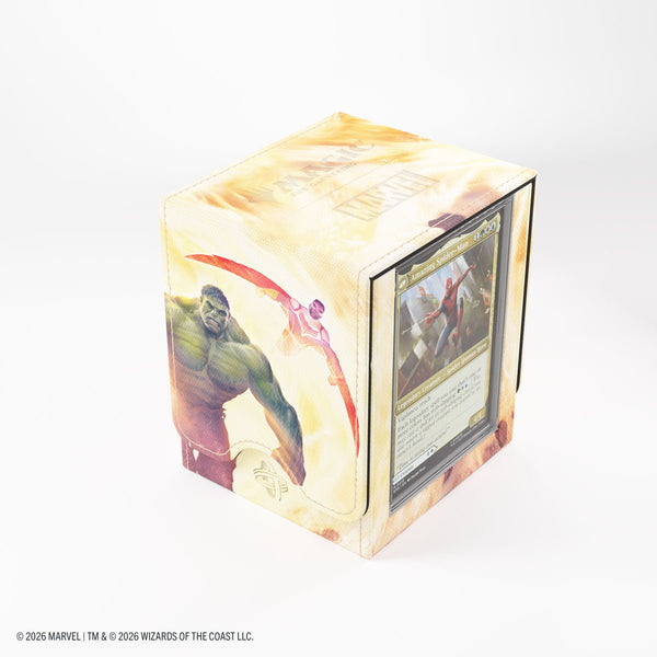 Gamegenic - Magic: The Gathering Marvel Super Heroes Squire PLUS 100+ XL Deck Box - Door of Destinies - 2