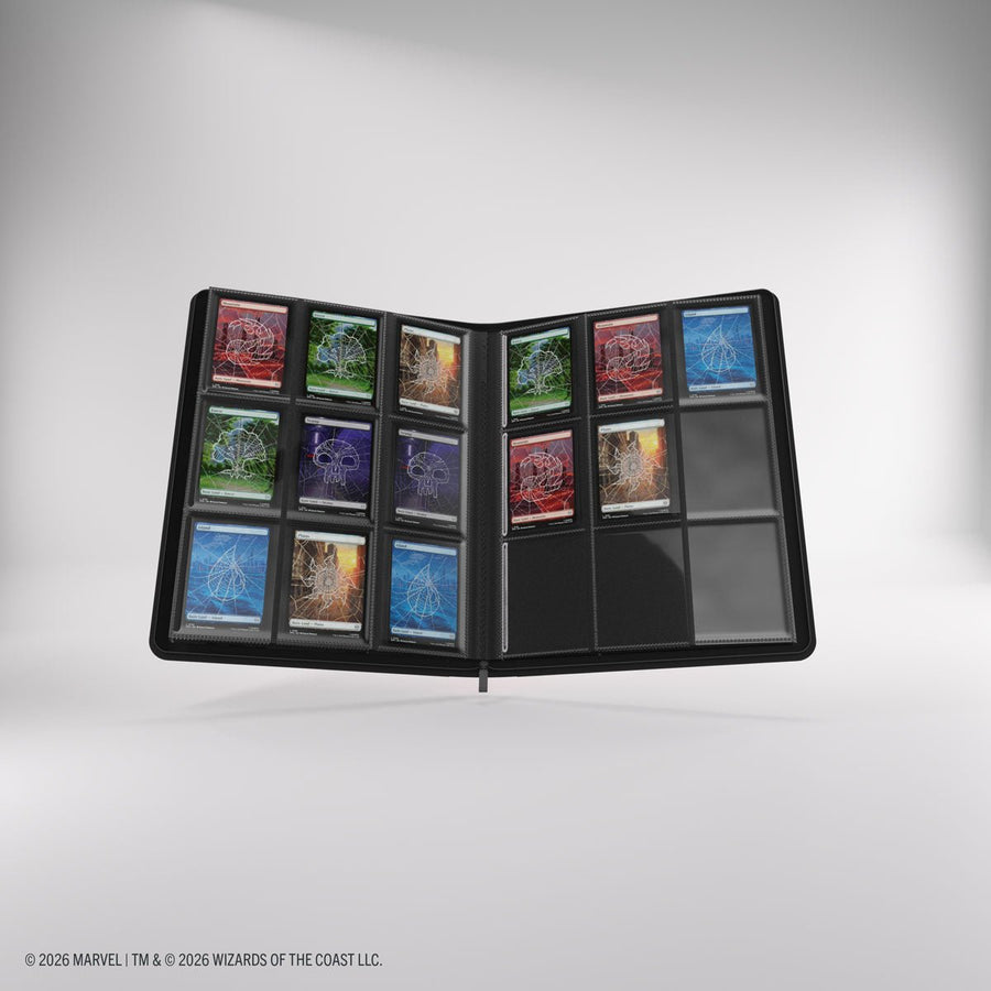 Gamegenic - Magic: The Gathering Marvel Super Heroes Zip-Up 18-Pocket Album - Captain America/Black Panther - Gathering Games