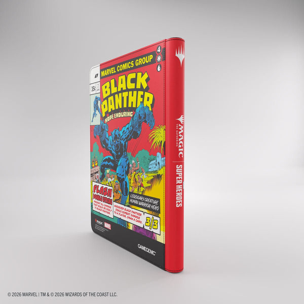 Gamegenic - Magic: The Gathering Marvel Super Heroes Zip-Up 18-Pocket Album - Captain America/Black Panther - 6