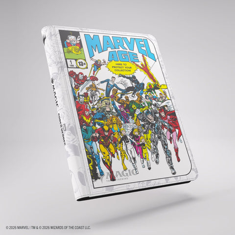 Gamegenic - Magic: The Gathering Marvel Super Heroes Zip-Up 18-Pocket Album - Marvel Age - Gathering Games