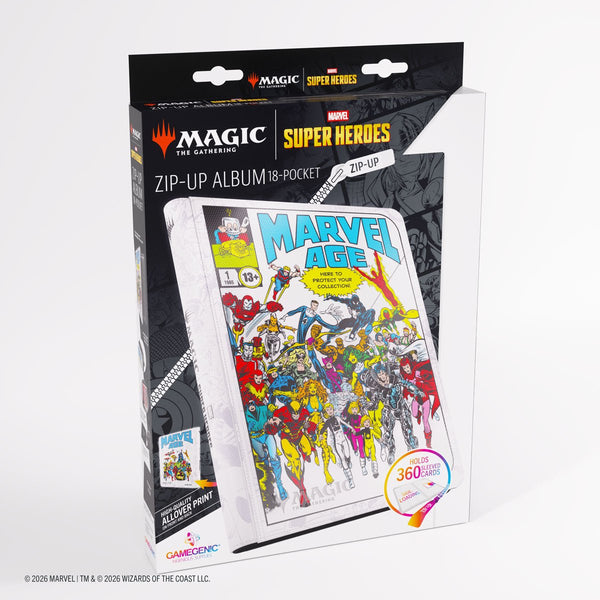 Gamegenic - Magic: The Gathering Marvel Super Heroes Zip-Up 18-Pocket Album - Marvel Age - 5