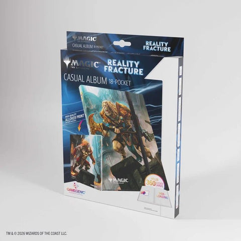 Gamegenic Magic: The Gathering Reality Fracture Casual Album 18-Pocket - Ajani, Path Of Vengeance/Ajani, Counterattack Leader - Gathering Games