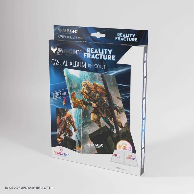 Gamegenic Magic: The Gathering Reality Fracture Casual Album 18-Pocket - Ajani, Path Of Vengeance/Ajani, Counterattack Leader - Gathering Games