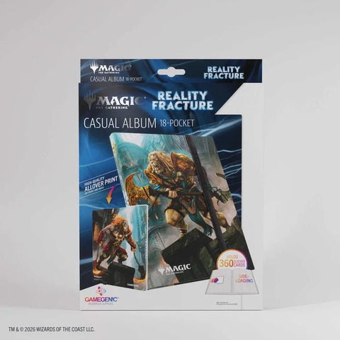 Gamegenic Magic: The Gathering Reality Fracture Casual Album 18-Pocket - Ajani, Path Of Vengeance/Ajani, Counterattack Leader - Gathering Games