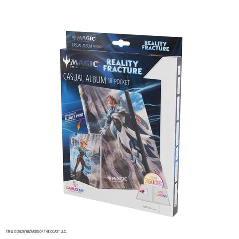 Gamegenic - Magic: The Gathering Reality Fracture Casual Album 18-Pocket - Tam Beleren, Conflicted/Jace, Building Reality - Gathering Games