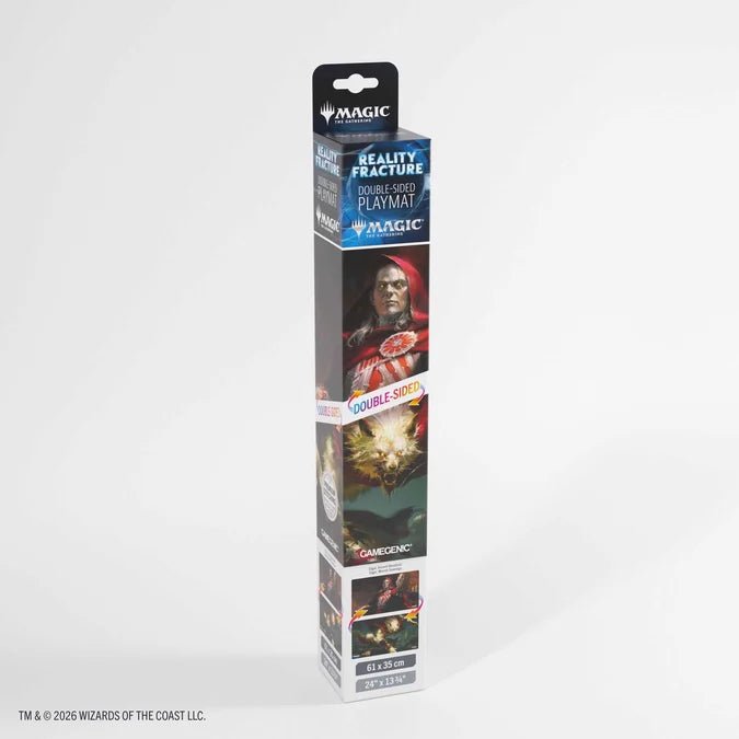 Gamegenic - Magic: The Gathering Reality Fracture Double-sided Playmat - Edgar, Ancient Bloodlord/Edgar, Moonlit Sovereign - Gathering Games