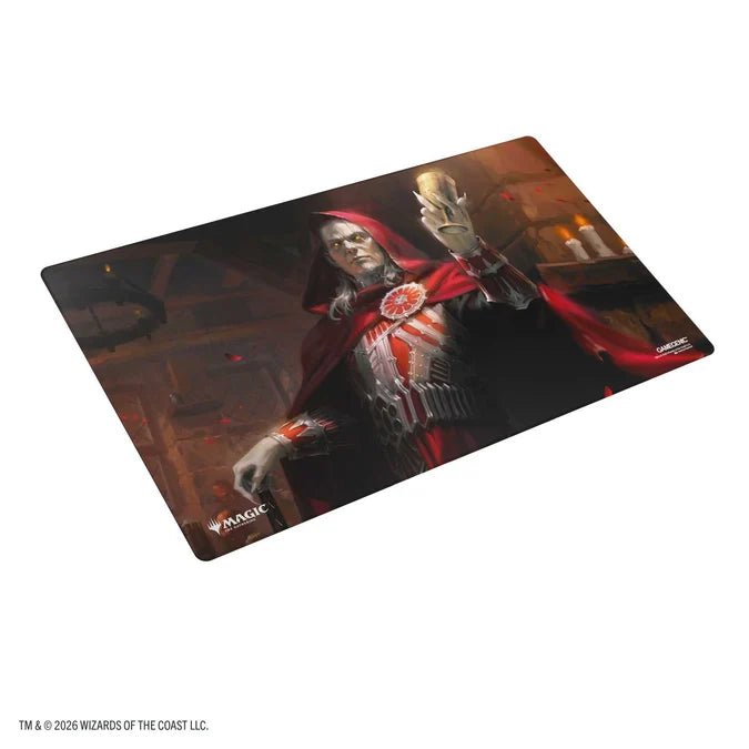 Gamegenic - Magic: The Gathering Reality Fracture Double-sided Playmat - Edgar, Ancient Bloodlord/Edgar, Moonlit Sovereign - Gathering Games