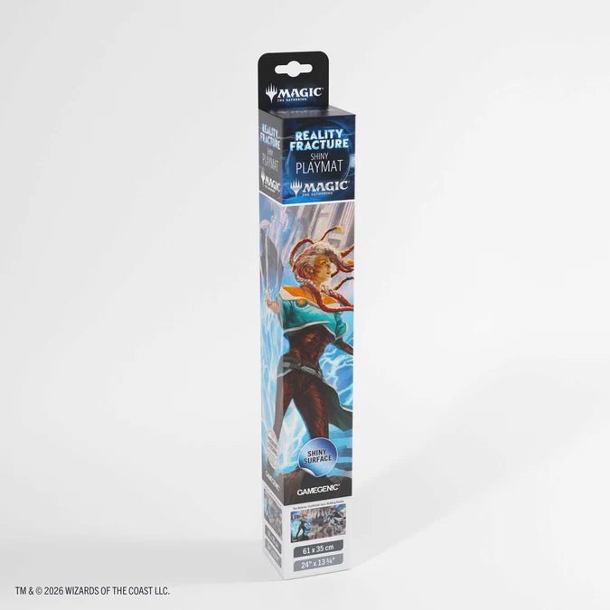 Gamegenic Magic: The Gathering Reality Fracture Shiny Playmat - Tam Beleren, Conflicted/Jace, Building Reality - Gathering Games
