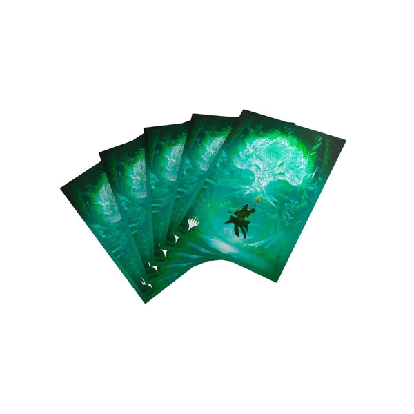 Gamegenic - Magic: The Gathering Secrets of Strixhaven Premium Art Sleeves - Green Mana - 5