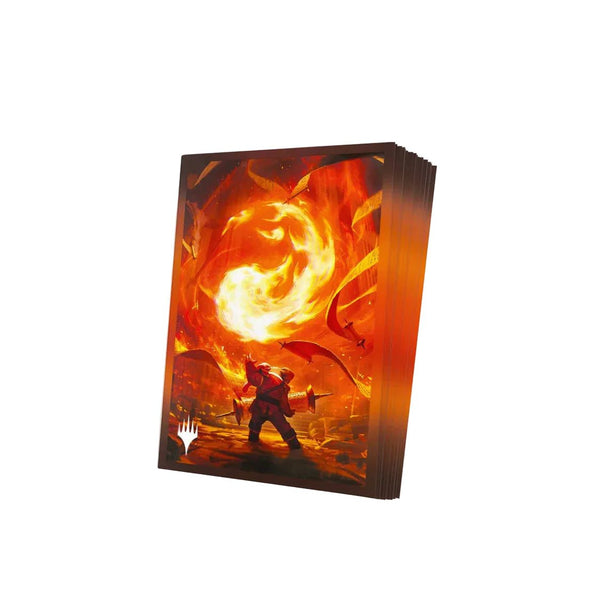 Gamegenic - Magic: The Gathering Secrets of Strixhaven Premium Art Sleeves - Red Mana - 3