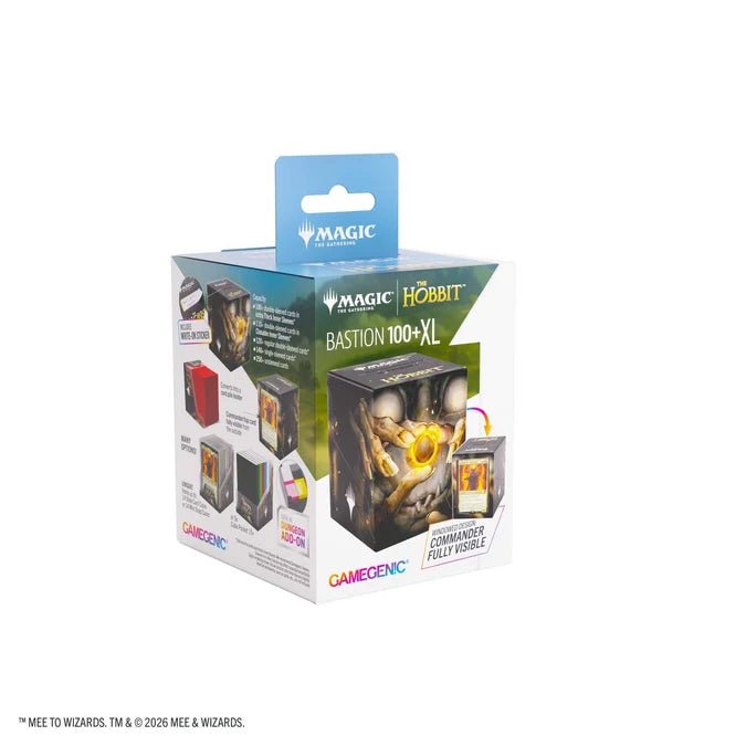 Gamegenic - Magic: The Gathering The Hobbit 100+ XL Bastion Deck Box - My Precious - Gathering Games