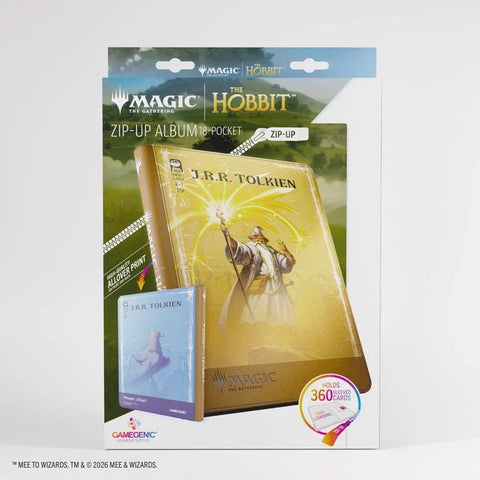 Gamegenic - Magic: The Gathering The Hobbit 18-Pocket Zip-Up Album - Gandalf, Goblin's Bane/The Lord of the Eagles - Gathering Games