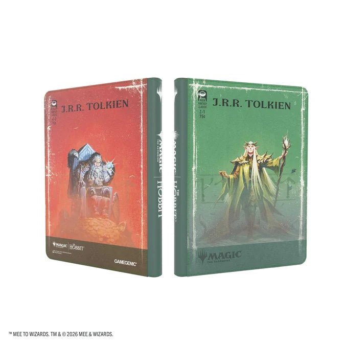 Gamegenic - Magic: The Gathering The Hobbit 18-Pocket Zip-Up Album - Thranduil, the Elvenking/The Mountain-King - Gathering Games