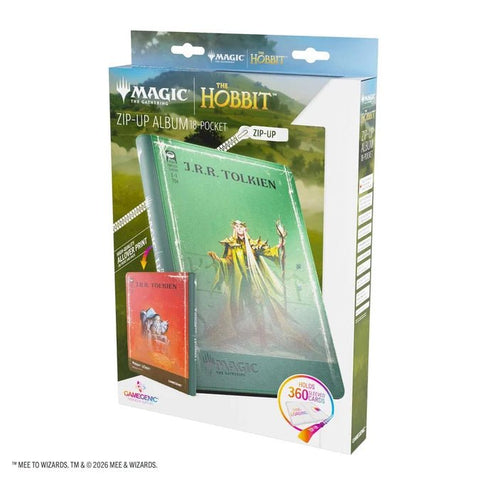 Gamegenic - Magic: The Gathering The Hobbit 18-Pocket Zip-Up Album - Thranduil, the Elvenking/The Mountain-King - Gathering Games