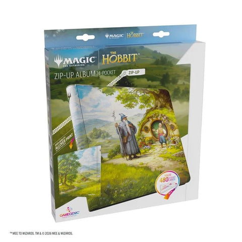 Gamegenic - Magic: The Gathering The Hobbit 24-Pocket Zip-Up Album - Landscape 1 - Gathering Games