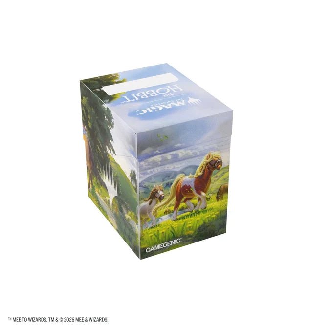Gamegenic - Magic: The Gathering The Hobbit 80+ Soft Crate - Leaving Hobbiton/Troop of Ponies - Gathering Games