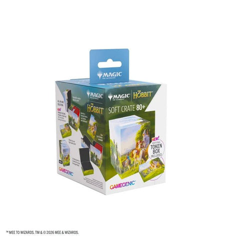 Gamegenic - Magic: The Gathering The Hobbit 80+ Soft Crate - Leaving Hobbiton/Troop of Ponies - Gathering Games