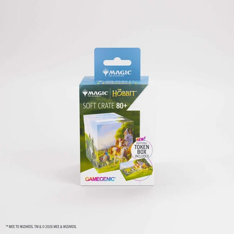 Gamegenic - Magic: The Gathering The Hobbit 80+ Soft Crate - Leaving Hobbiton/Troop of Ponies - Gathering Games