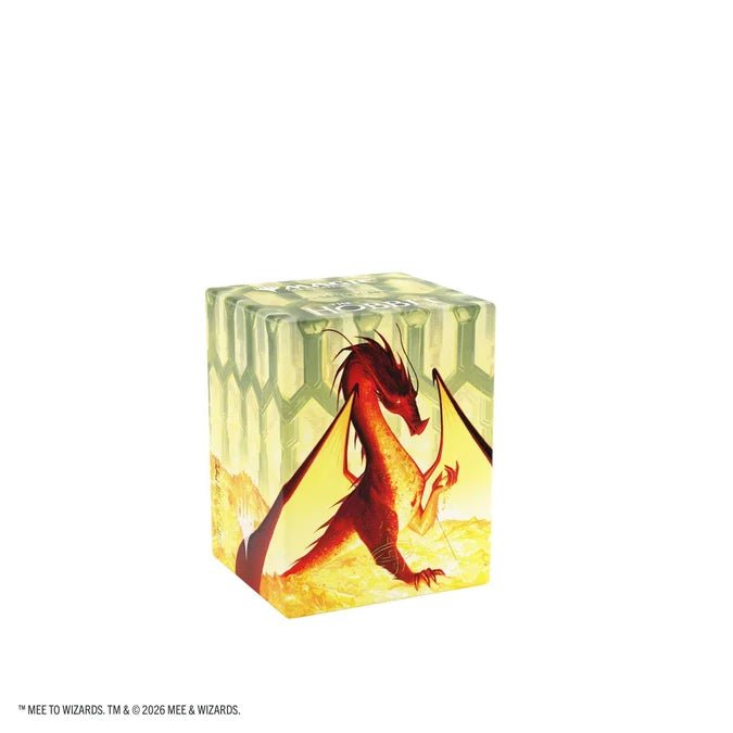 Gamegenic - Magic: The Gathering The Hobbit 80+ XL Bastion Deck Box - Smaug the Golden - Gathering Games