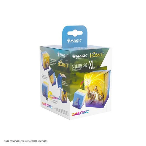 Gamegenic - Magic: The Gathering The Hobbit 80+ XL Squire Deck Box - Gandalf, Goblin's Bane/The Lord of the Eagles - Gathering Games