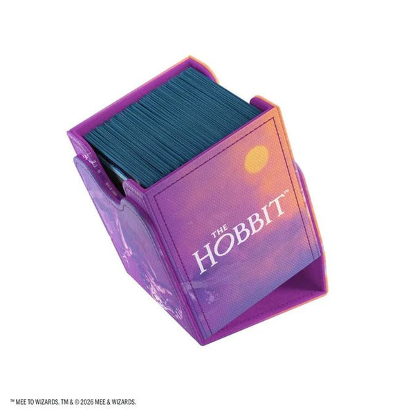 Gamegenic - Magic: The Gathering The Hobbit 80+ XL Squire Deck Box - Gollum, Riddle Master/The Lonely Mountain - 5