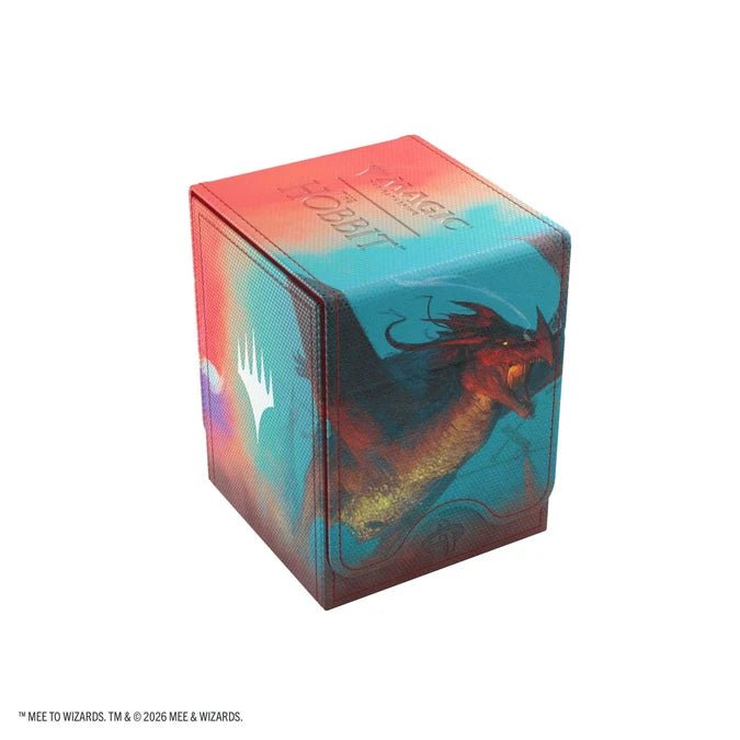 Gamegenic - Magic: The Gathering The Hobbit 80+ XL Squire Deck Box - The Arkenstone/Smaug, Worm of Dread - Gathering Games