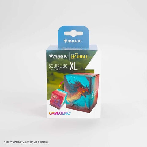 Gamegenic - Magic: The Gathering The Hobbit 80+ XL Squire Deck Box - The Arkenstone/Smaug, Worm of Dread - Gathering Games