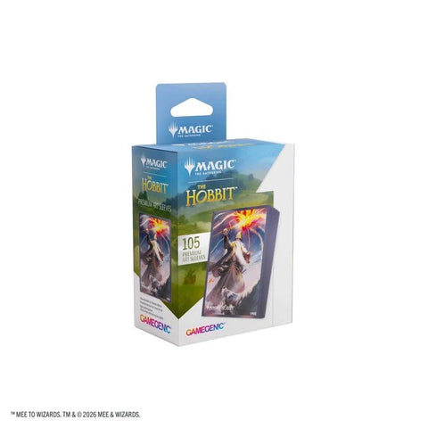 Gamegenic - Magic: The Gathering The Hobbit Premium Art Sleeves - Gandalf, Shadow's Foe - Gathering Games