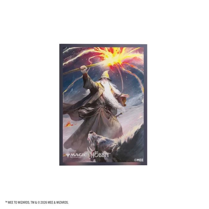 Gamegenic - Magic: The Gathering The Hobbit Premium Art Sleeves - Gandalf, Shadow's Foe - Gathering Games