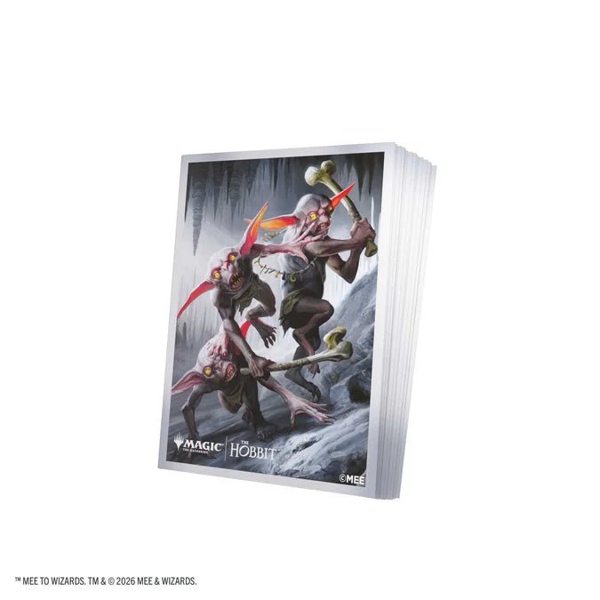 Gamegenic - Magic: The Gathering The Hobbit Premium Art Sleeves - Goblin Army Token - Gathering Games