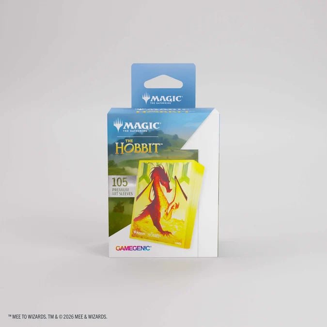 Gamegenic - Magic: The Gathering The Hobbit Premium Art Sleeves - Smaug the Golden - Gathering Games