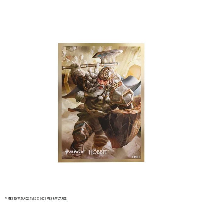 Gamegenic - Magic: The Gathering The Hobbit Premium Art Sleeves - Thorin, Mountain-King - Gathering Games