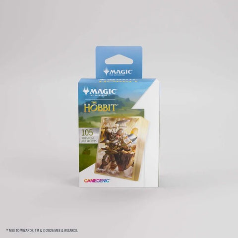 Gamegenic - Magic: The Gathering The Hobbit Premium Art Sleeves - Thorin, Mountain-King - Gathering Games