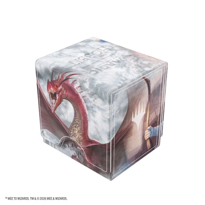 Gamegenic - Magic: The Gathering The Hobbit PRO 100+ XL Sidekick Deck Box - Bard, King of Dale/Smaug, Wicked Worm - Gathering Games