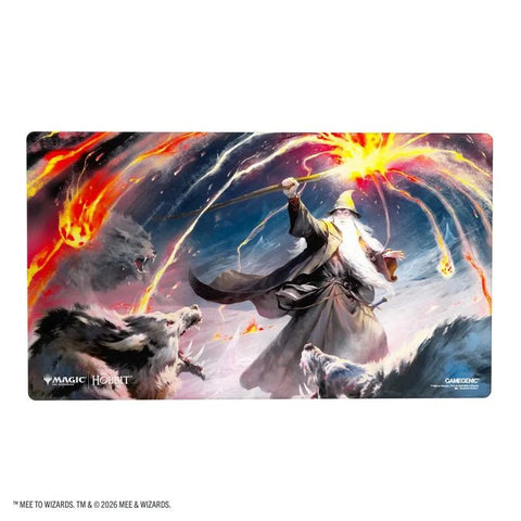 Gamegenic - Magic: The Gathering The Hobbit Shiny Playmat - Gandalf, Shadow's Foe - Gathering Games