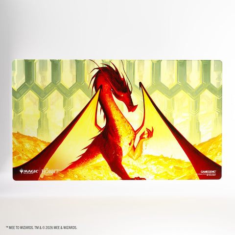 Gamegenic - Magic: The Gathering The Hobbit Shiny Playmat - Smaug the Golden - Gathering Games