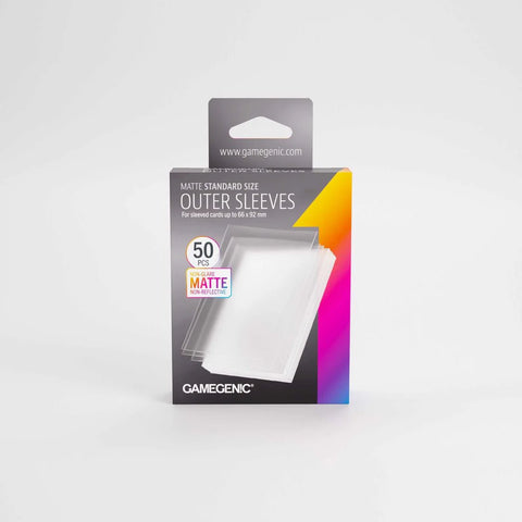 Gamegenic Matte Outer Sleeves Standard Size 69x94 (100 ct.) - Gathering Games