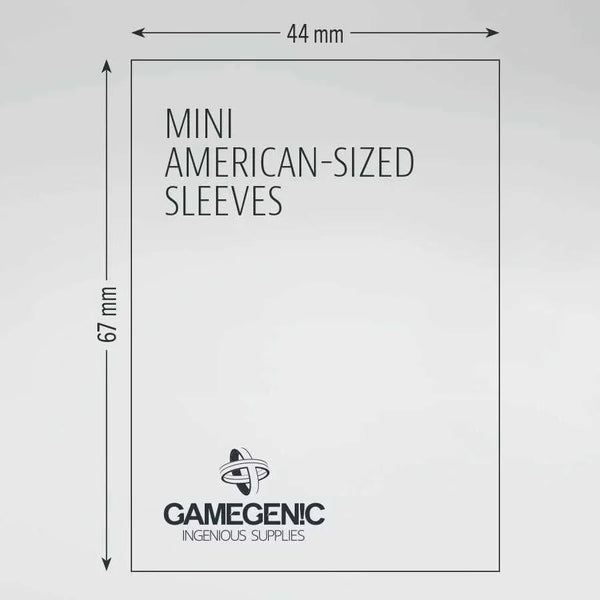 Gamegenic - Mini American Board Game Sleeves - Clear (100 count) - 2