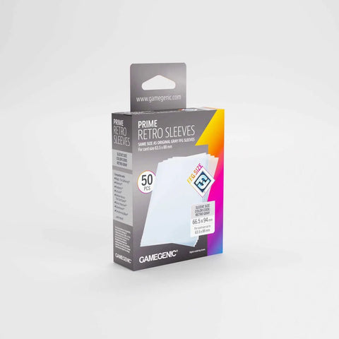 Gamegenic - Prime Retro Sleeves 66.5x94mm (100 count) - Gathering Games