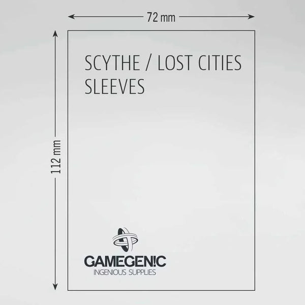 Gamegenic - Scythe Board Game Sleeves - Clear (100 count) - 2