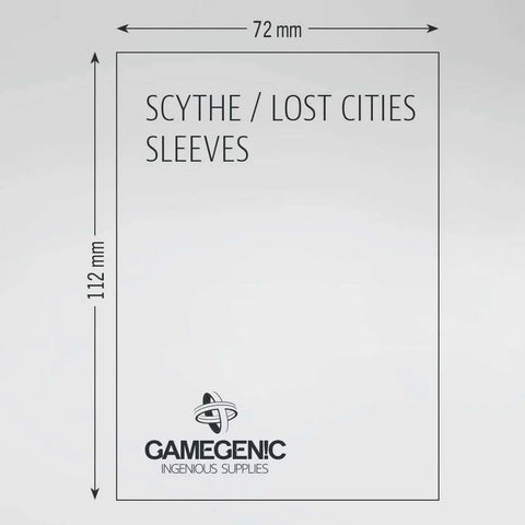 Gamegenic - Scythe Board Game Sleeves - Clear Matte (100 count) - Gathering Games