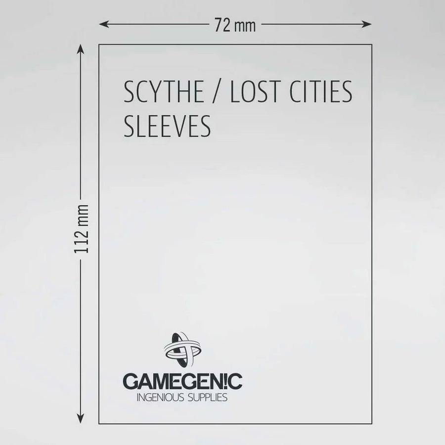 Gamegenic - Scythe Board Game Sleeves - Clear Matte (100 count) - Gathering Games
