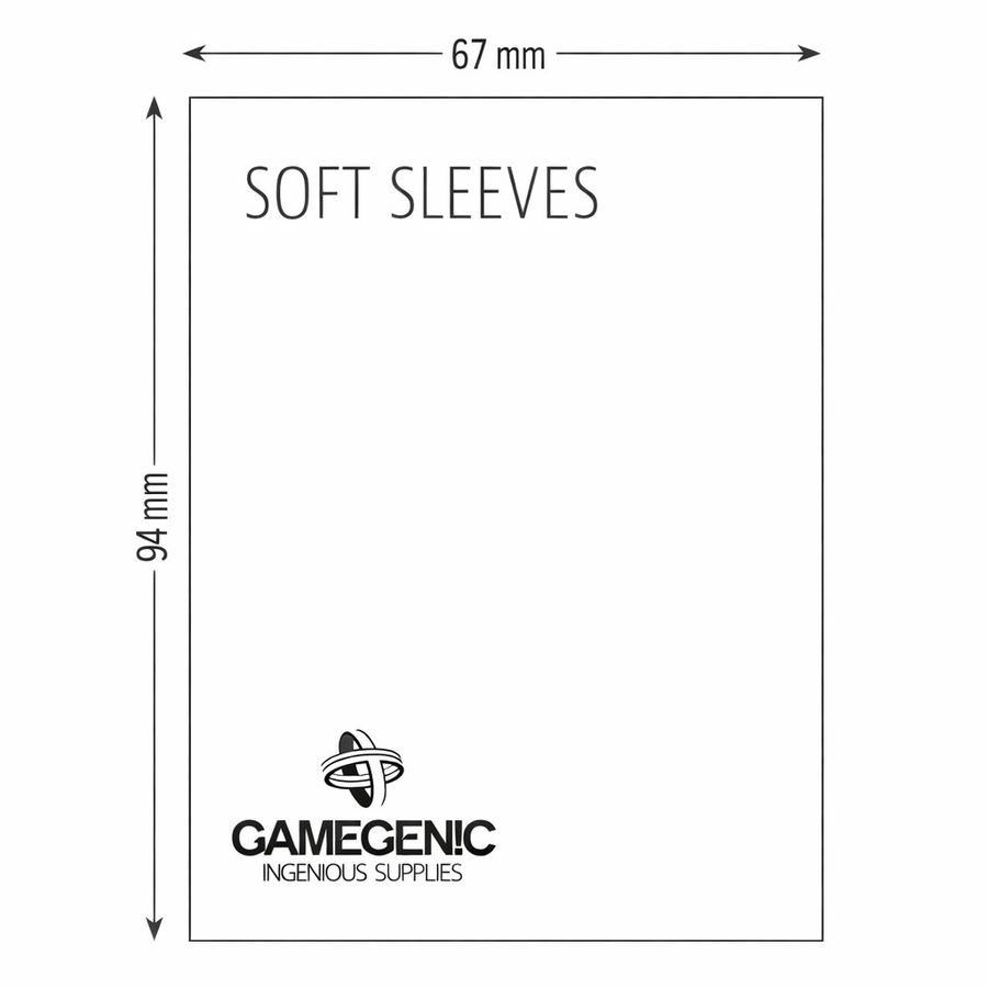 Gamegenic: Standard Soft Penny Sleeves (100 Count) - Gathering Games