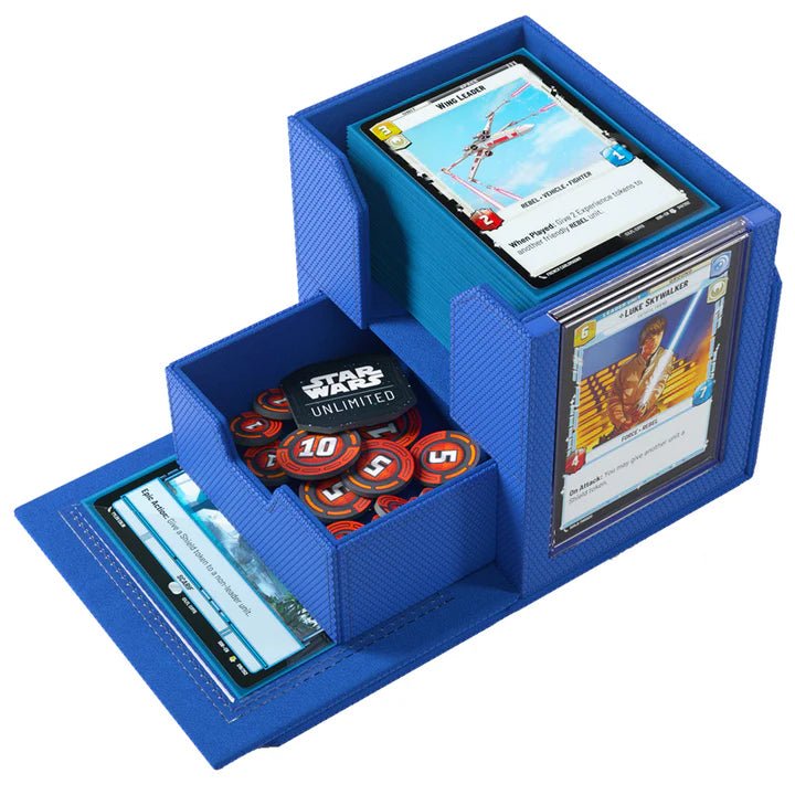 Gamegenic Star Wars: Unlimited Deck Pod - Blue - Gathering Games