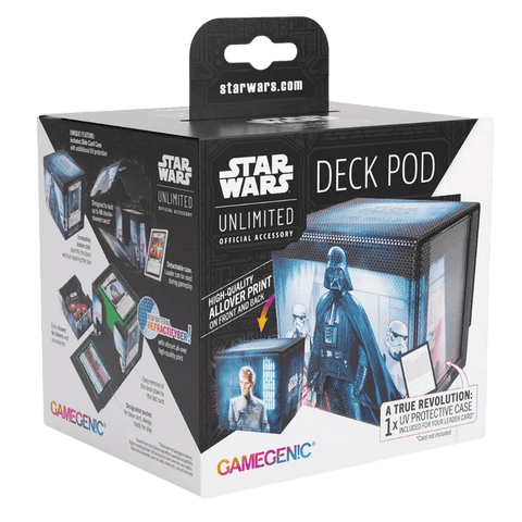 Gamegenic - Star Wars: Unlimited Deck Pod - Darth Vader & Grand Moff Tarkin - Gathering Games