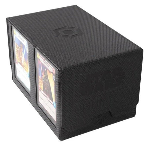 Gamegenic Star Wars: Unlimited Double Deck Pod - Black - Gathering Games