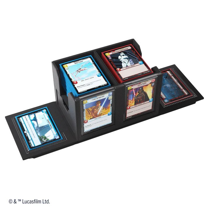 Gamegenic Star Wars: Unlimited Double Deck Pod - Black - Gathering Games