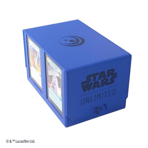 Gamegenic Star Wars: Unlimited Double Deck Pod - Blue - Gathering Games