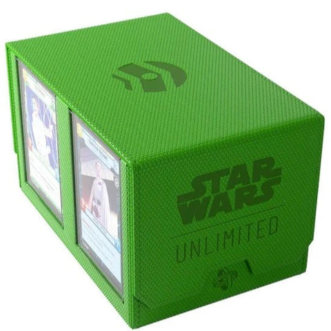 Gamegenic Star Wars: Unlimited Double Deck Pod - Green - Gathering Games